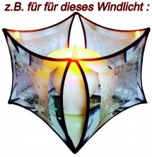 Eisblumenbevel - Teelicht