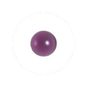Muggel 15 mm amethyst