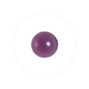 Muggel 15 mm amethyst