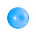 Muggel 30 mm aquamarin