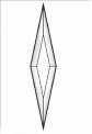 Bevel Rhombus 2 x 9