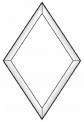 Bevel Rhombus 6 x 9