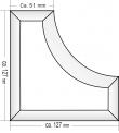 Bevel Innenecke 2 x 5