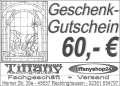 60,- € Geschenk-Gutschein