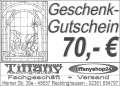 70,- € Geschenk-Gutschein