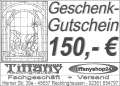 150,- € Geschenk-Gutschein